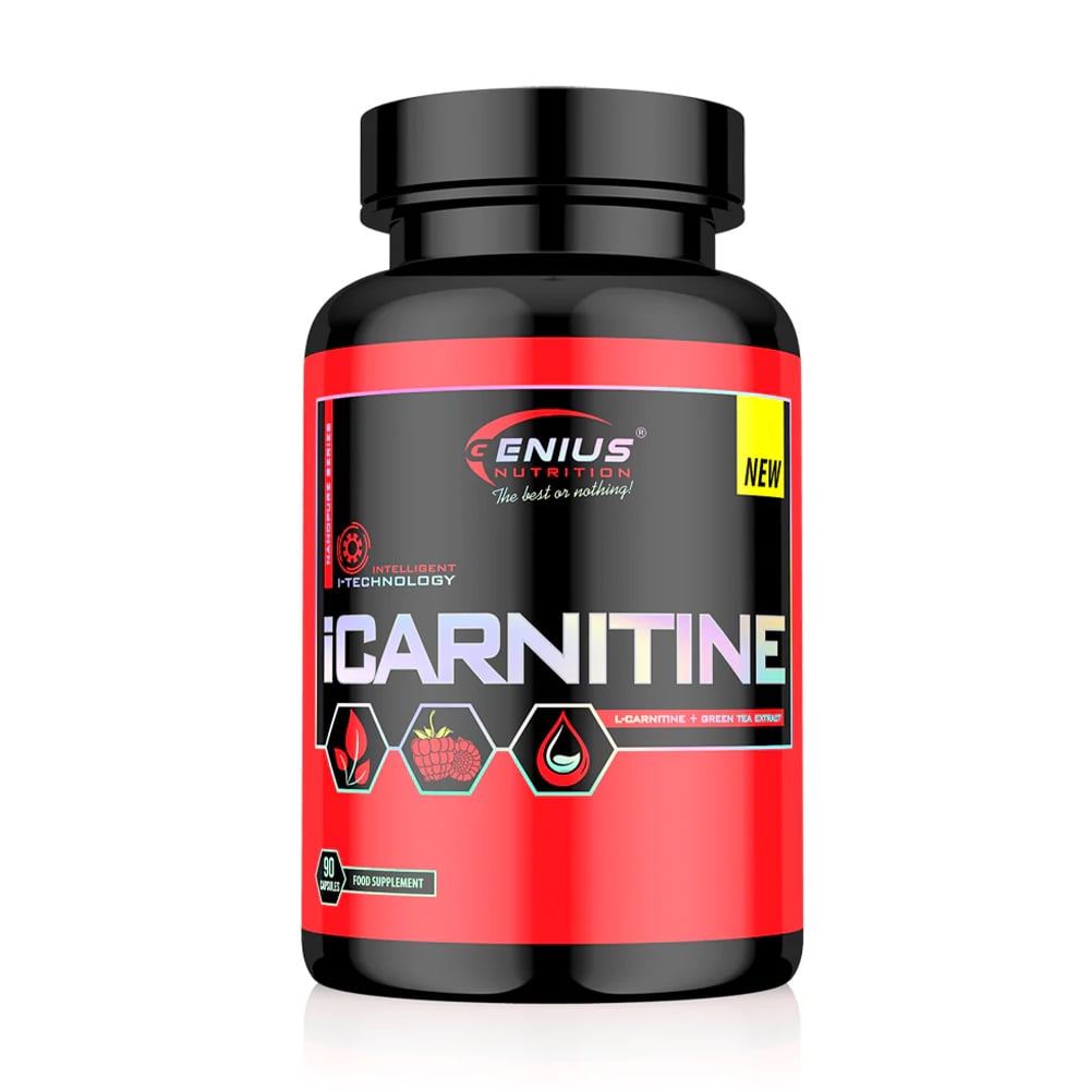 Карнітин Genius Nutrition iCarnitine, 90 капсул