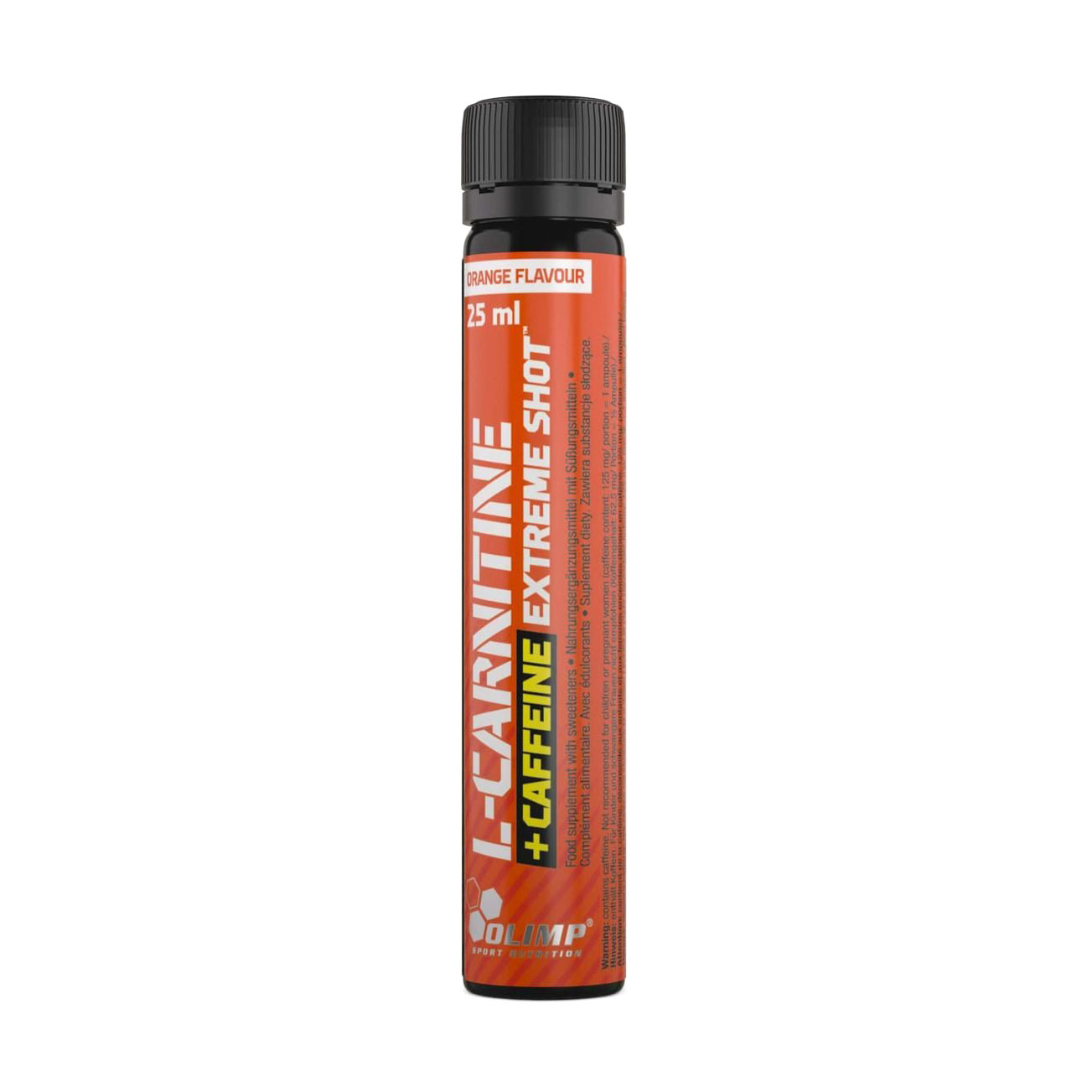 Карнітин Olimp Sport Nutrition L-Carnitine + Caffeine Extreme Shot Апельсин, в рідині, 25 мл