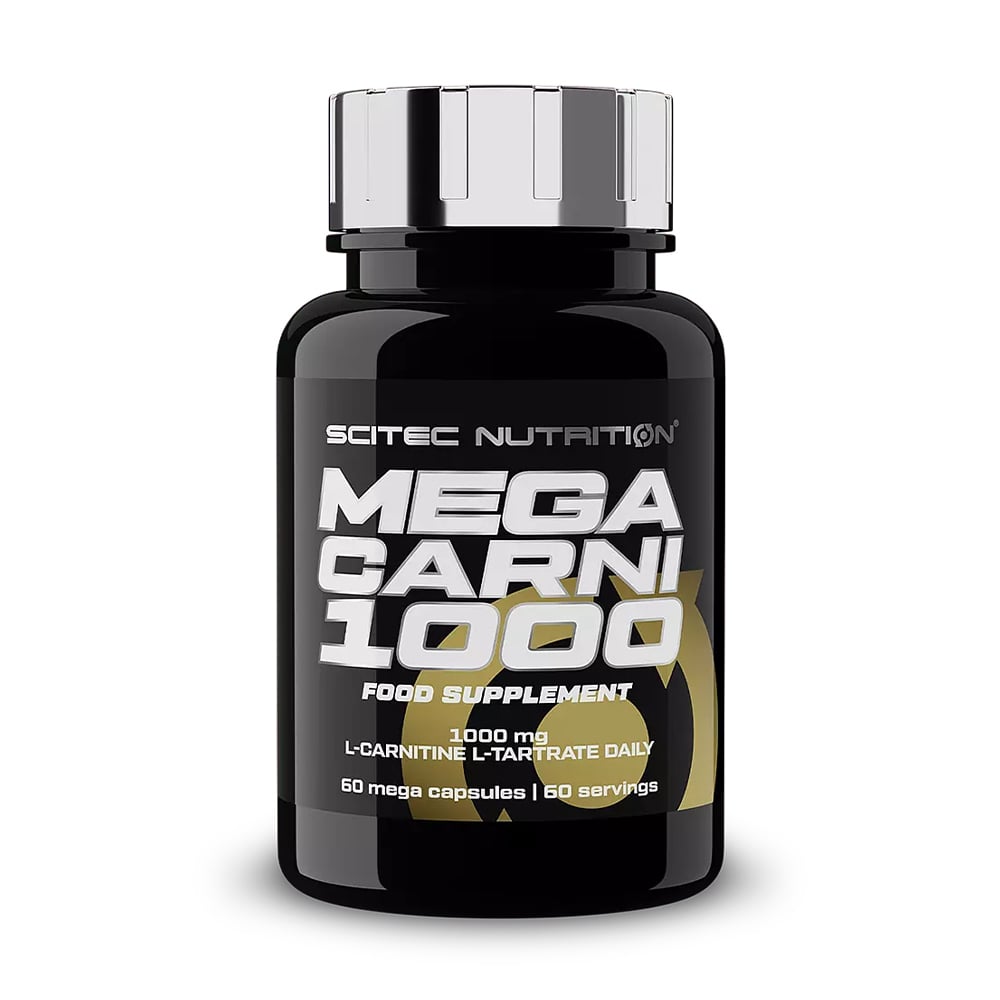 Карнітин Scitec Nutrition Mega Carni, 1000 мг, 60 капсул